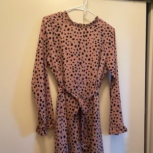 C+D+M Medium Cheetah Print Dress
